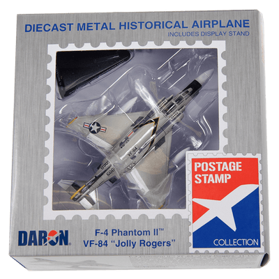 Model Postage Stamp F-4 Phantom II 1/155 Scale Jolly Rogers-WB