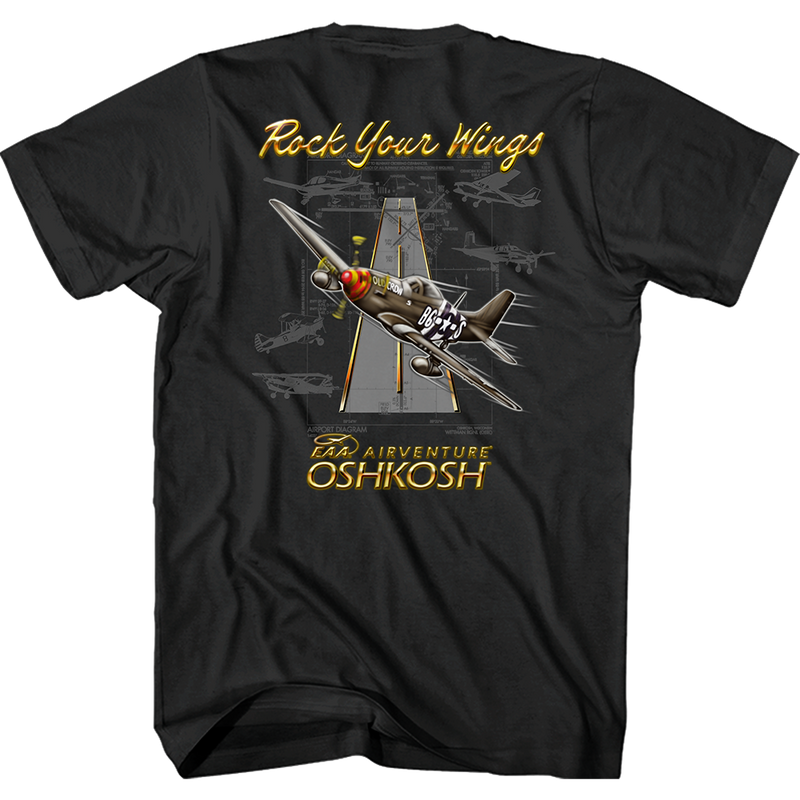 EAA AirVenture Oshkosh Rock Your Wings T-Shirt