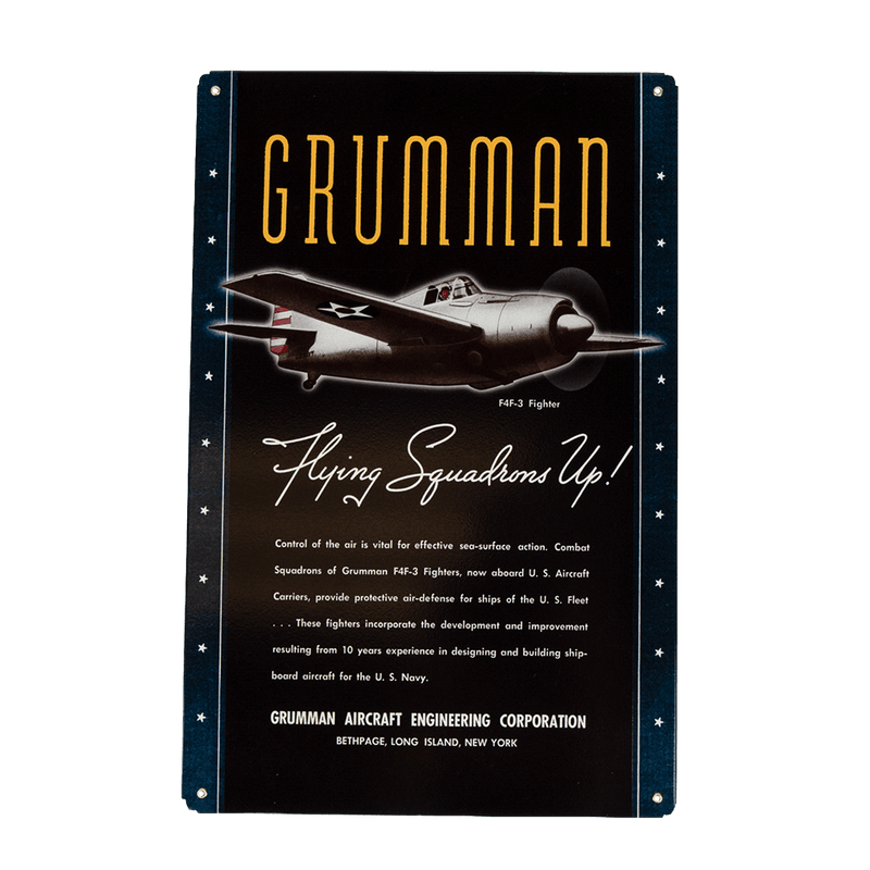 Sign Grumman Flying Squadrons Up! - GRM003 - WB