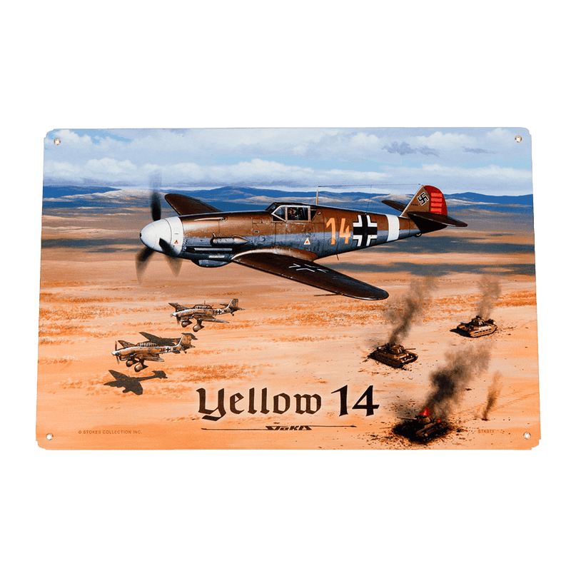 Sign Yellow 14 ME 109 STK071 - WB