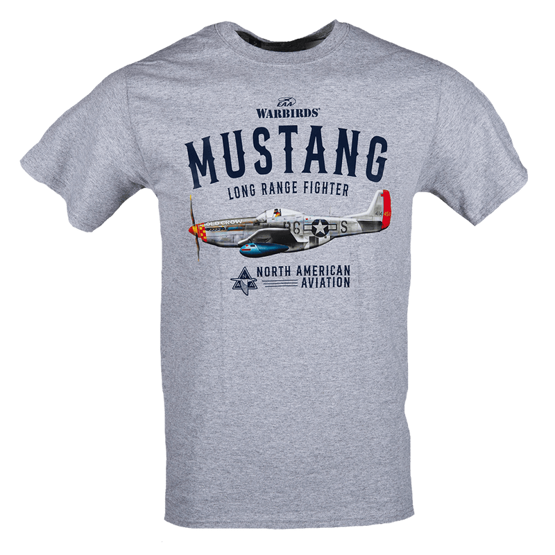 Tshirt P-51 Mustang Old Crow-WB