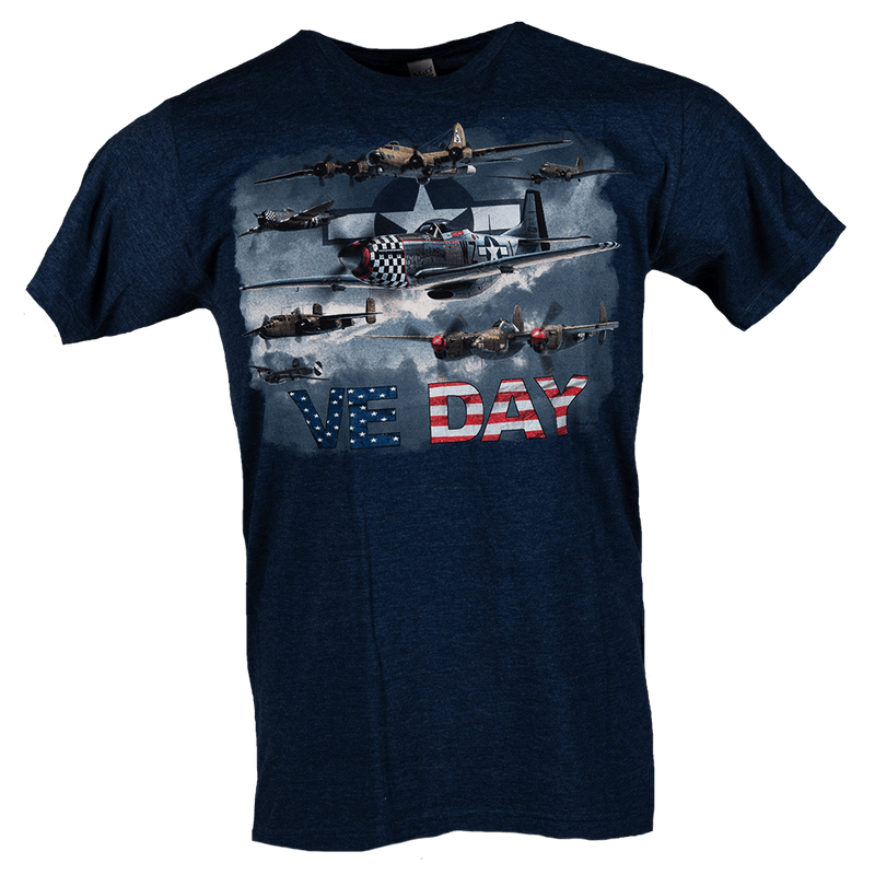 Tshirt VE Day USA-WB
