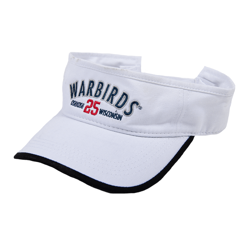 Visor White Warbirds 2025-WB