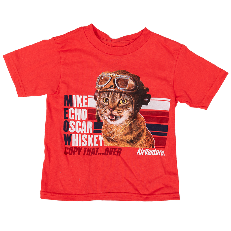 EAA Toddler AirVenture MEOW T-Shirt