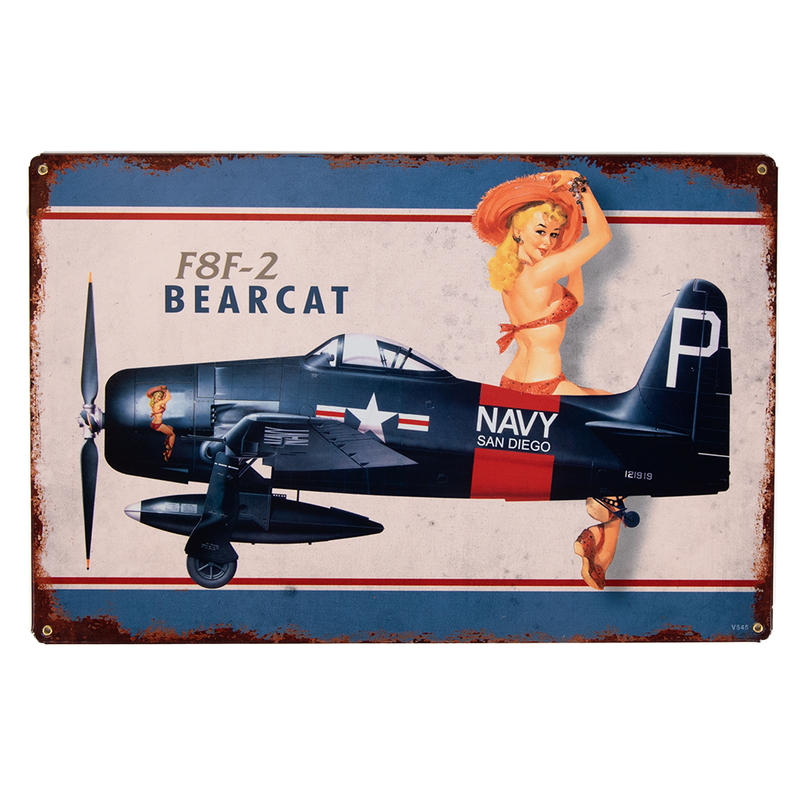 F8F Bearcat Sign