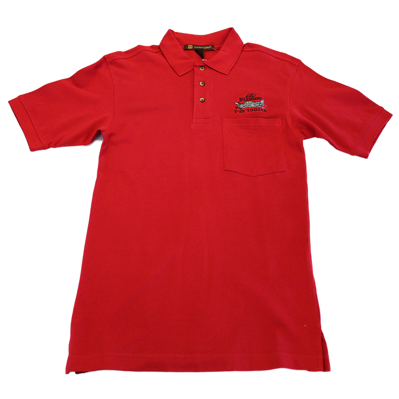 Red T-28 Pocket Golfshirt