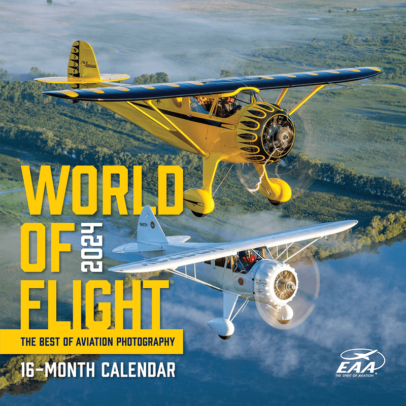 EAA World of Flight 2025 Calendar Shop EAA Merchandise