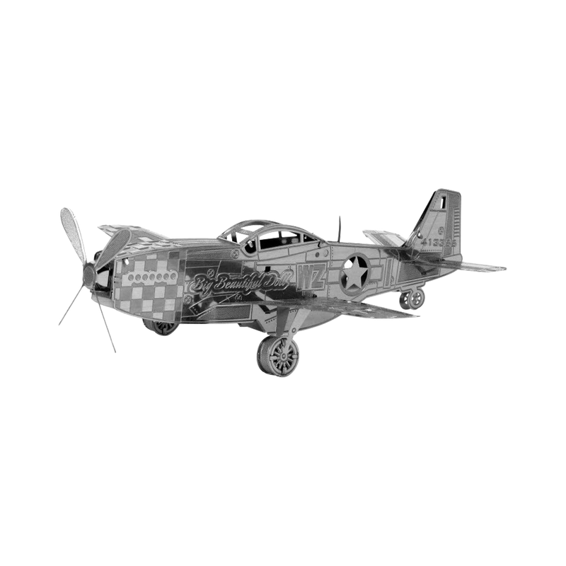 Metal Earth P-51 Mustang Model