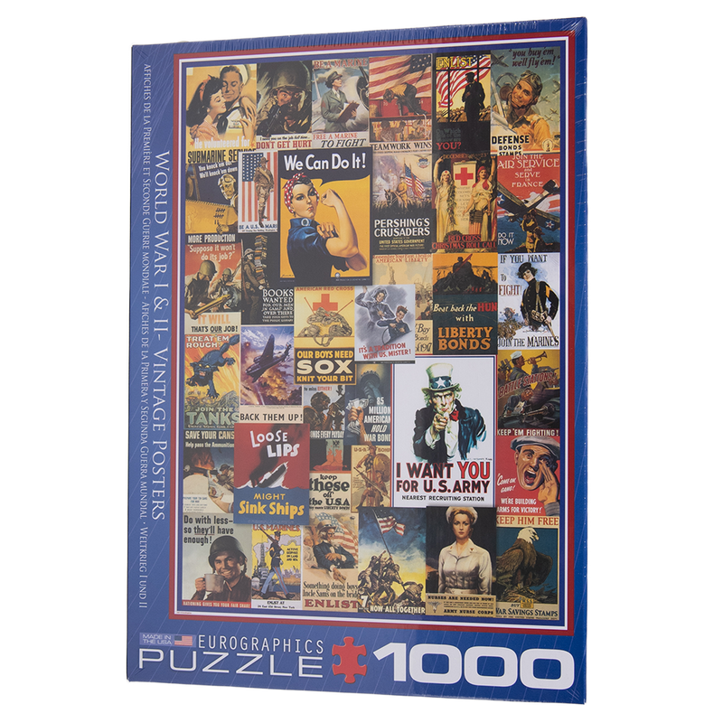 WWI & WWII Vintage Posters Puzzle