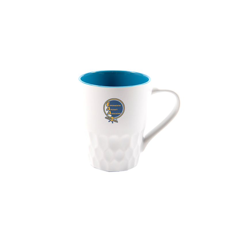 EAA Heritage Logo White And Blue Mug