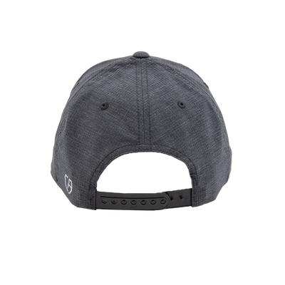 EAA Gray Leather Patch Hat