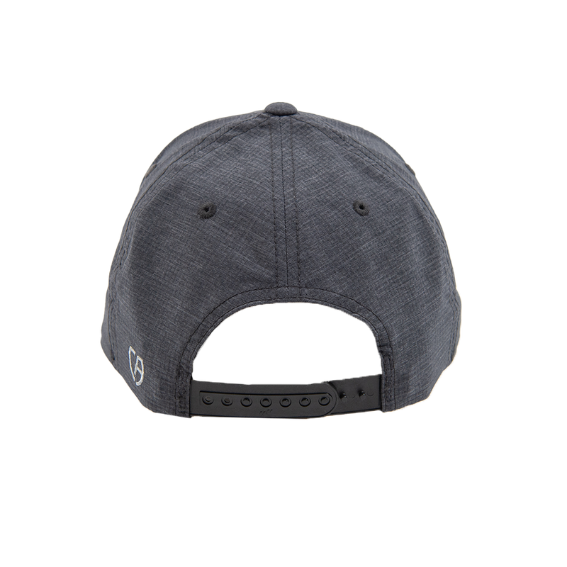 EAA Gray Leather Patch Hat