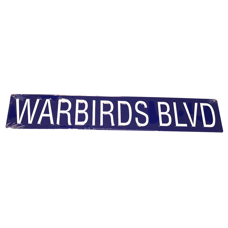 Street Sign Warbirds Blvd
