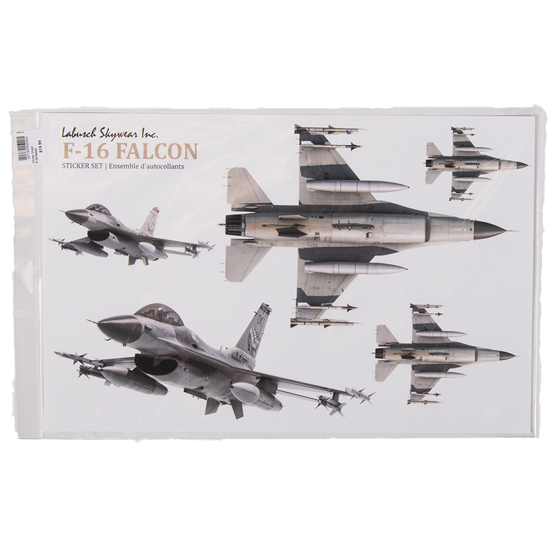 F-16 Falcon Sticker Sheet