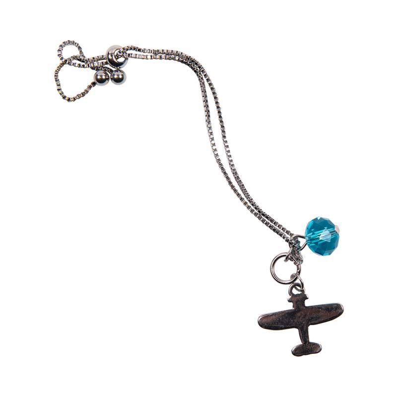 Airplane Lariat Bracelet
