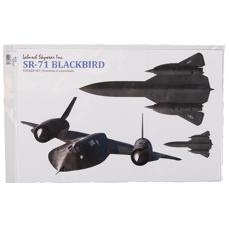 SR-71 Blackbird Sticker Sheet