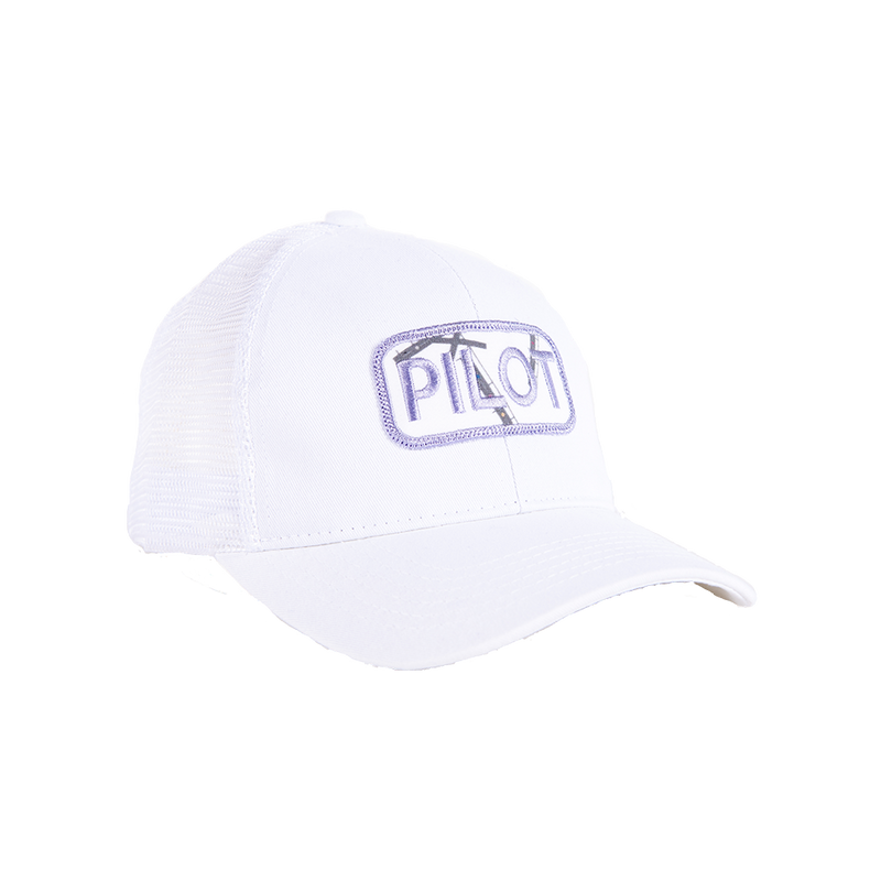 EAA Pilot Ponytail Hat in White