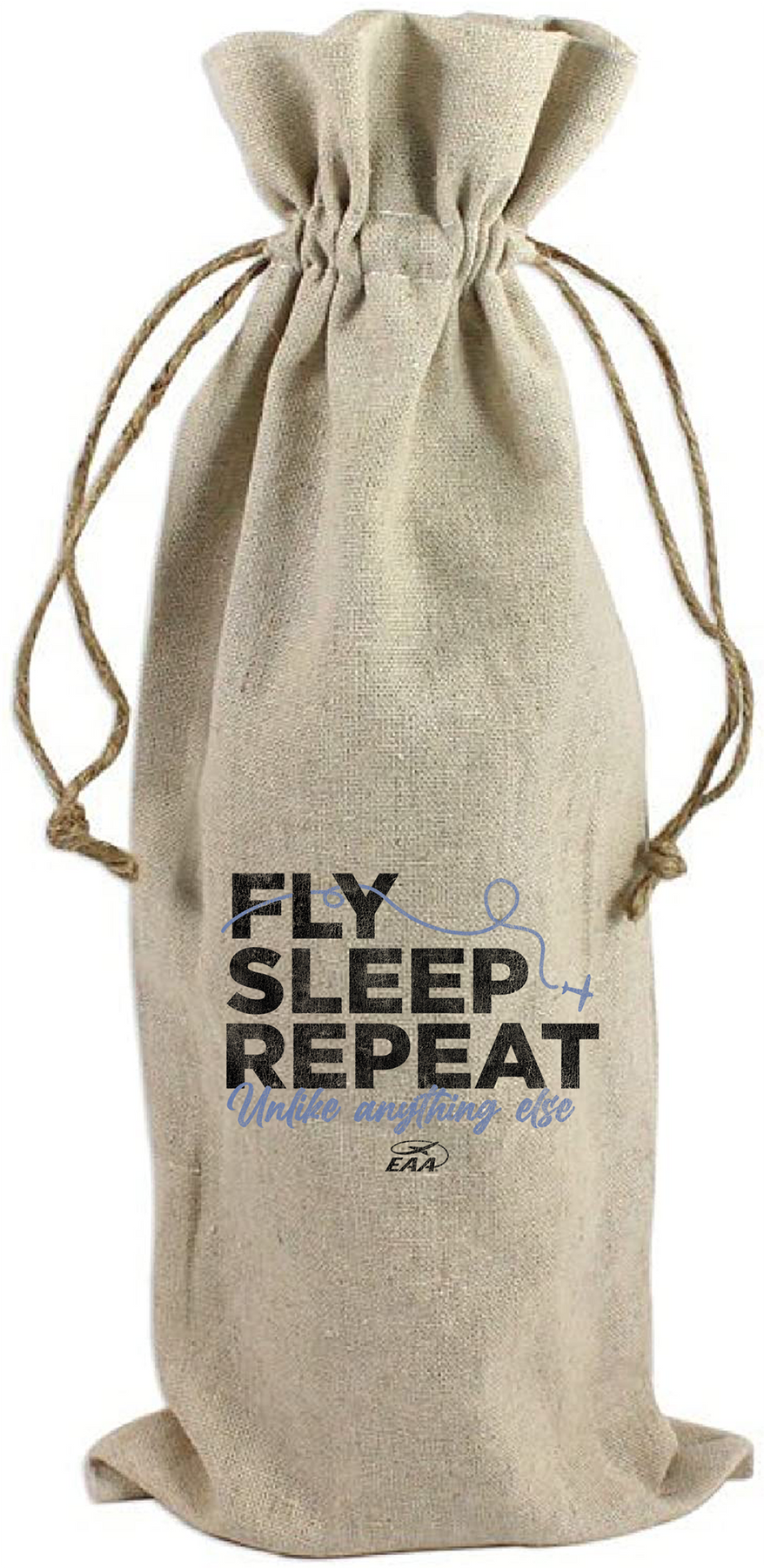 Fly Sleep Repeat Tote - Linen Wine - Fly, Sleep, Repeat – Shop EAA Merchandise