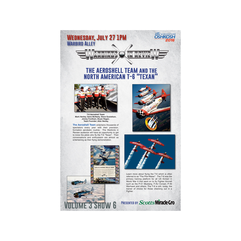 2016 Warbirds in Review T-6 AeroShell Aerobatic