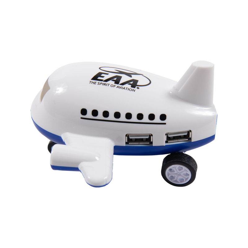 EAA Airplane 4-Port USB Hub