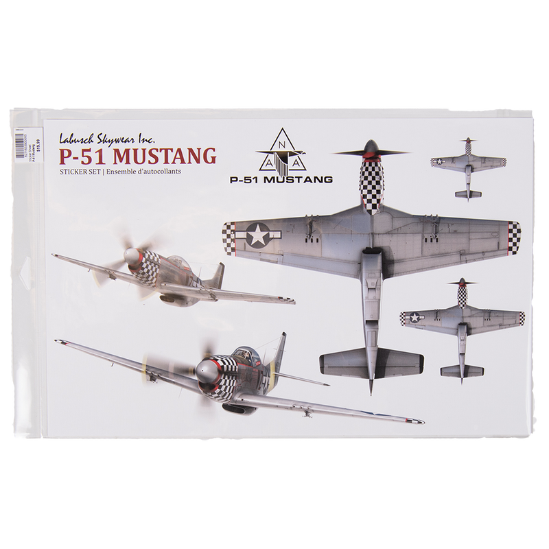 P-51 Mustang Sticker Sheet