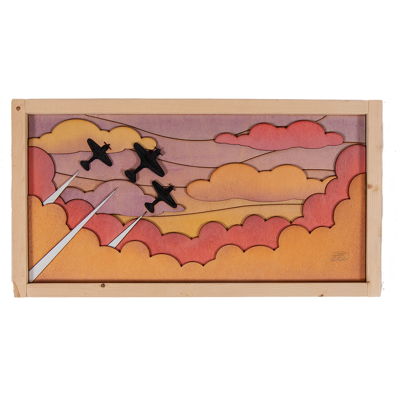 Wall Decor with Airplanes