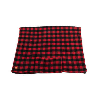 EAA Red and Black Buffalo Plaid Blanket