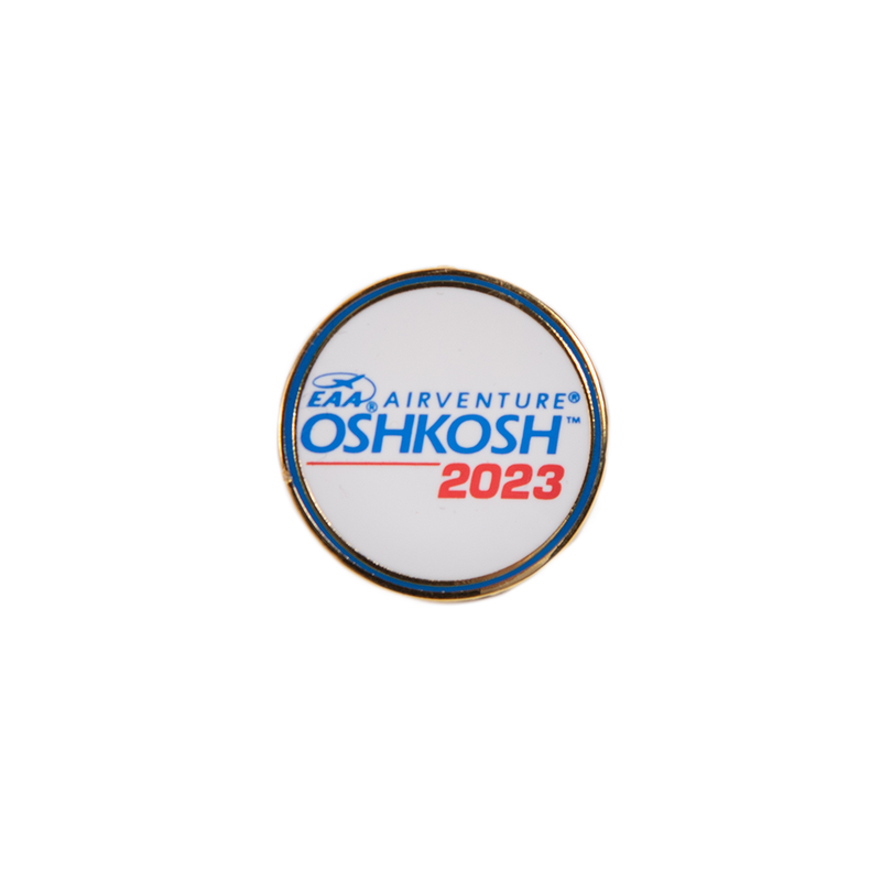 EAA AirVenture Oshkosh 2023 Round Pin