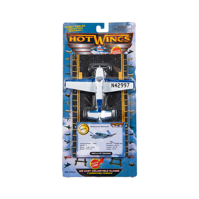 Hot Wings Beechcraft Bonanza Blue Tips