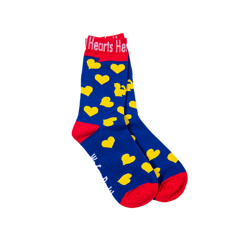 Rosie The Riveter Hearts Socks