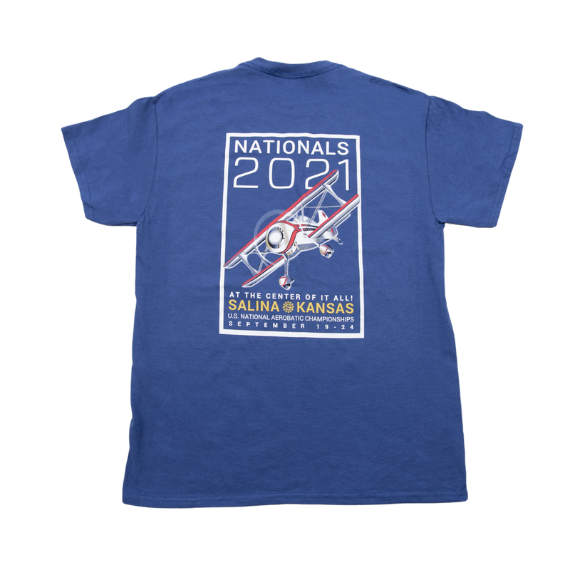 Tshirt Blue IAC 2021 US Nationals