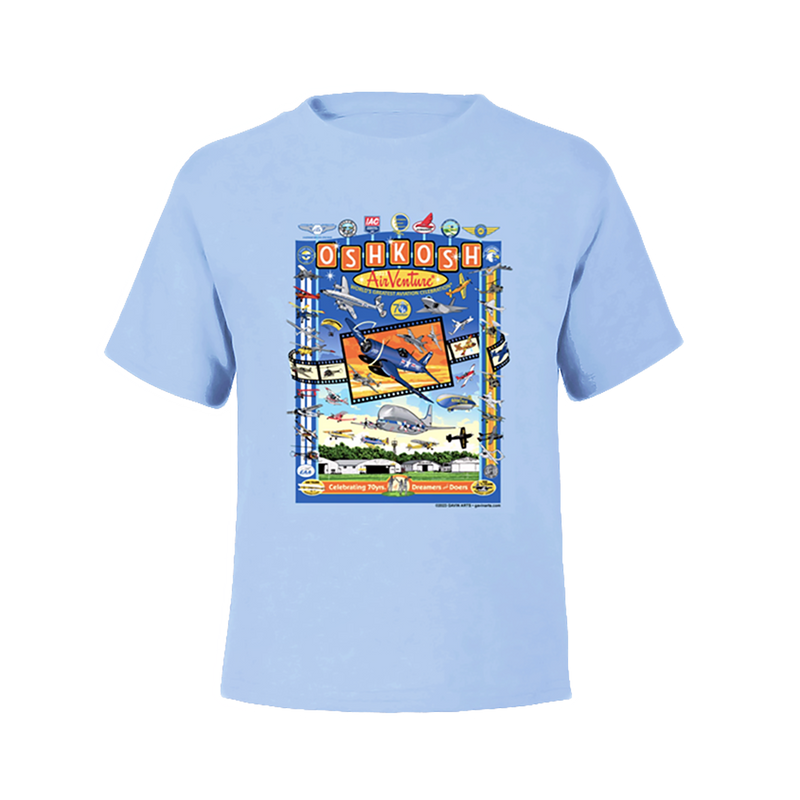 EAA 70th Anniversary AirVenture Youth Main Event T-Shirt