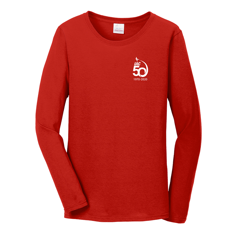 IAC 50th Anniversary Red Long Sleeve T-Shirt