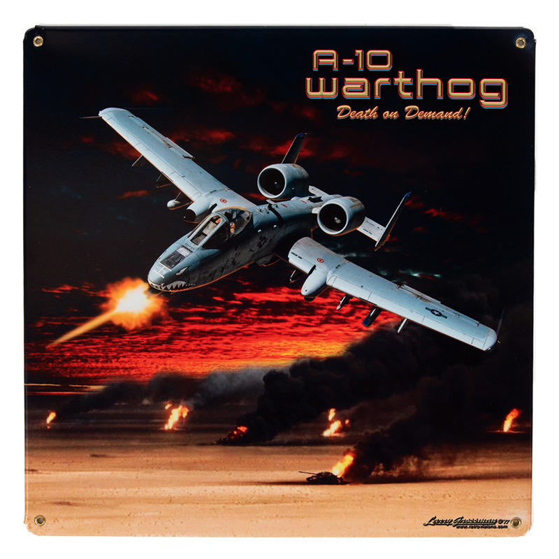 A-10 Warthog Death on Demand Sign