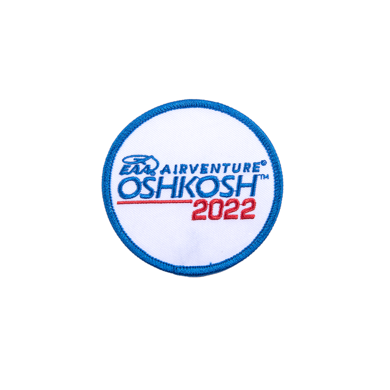 EAA AirVenture Oshkosh 2022 Round Patch