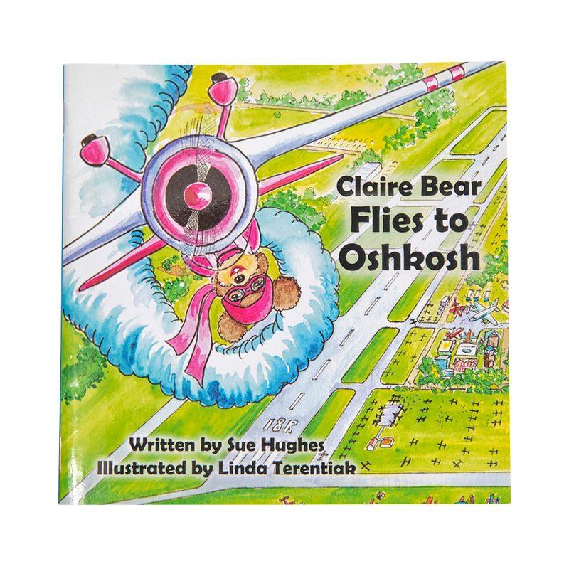 Claire Bear Flies To Oshkosh