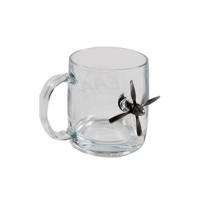 EAA BenShot Airplane Propeller Glass Mug