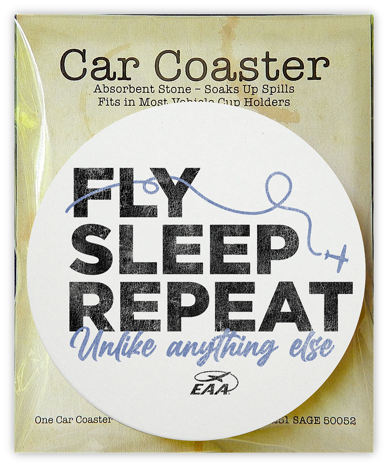 Coaster - Car -Fly, Sleep, Repeat