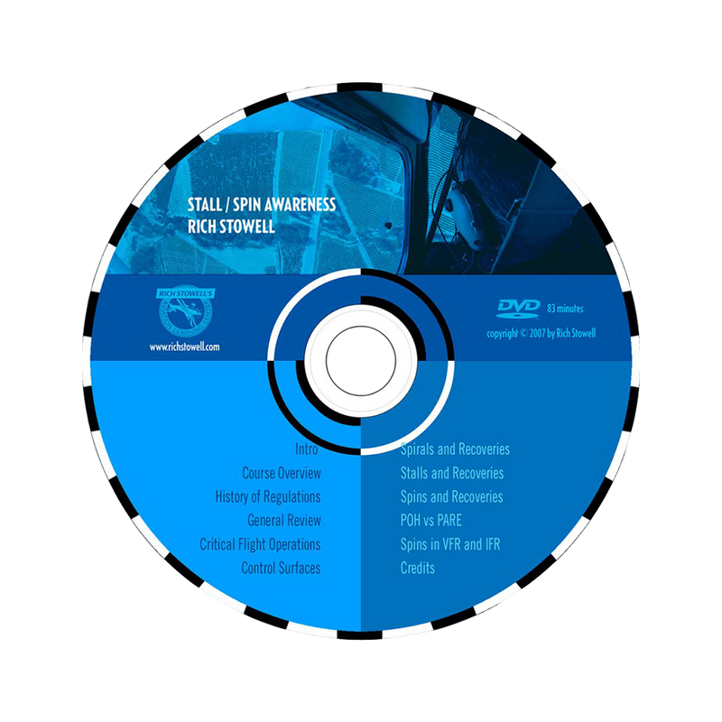 Stall/Spin Awareness By Rich Stowell DVD
