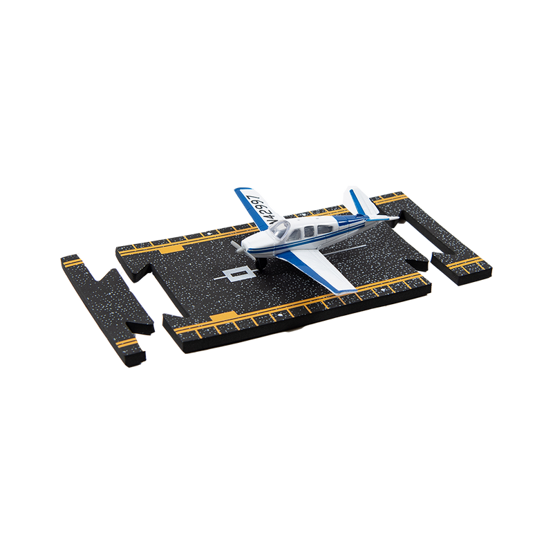 Hot Wings Beechcraft Bonanza Blue Tips