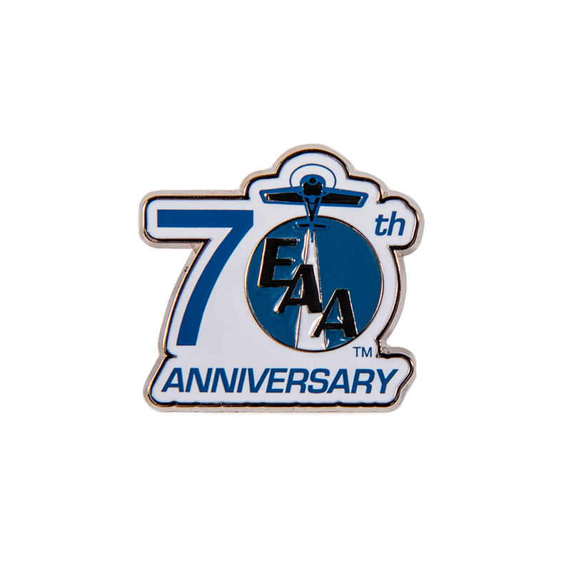 EAA 70 Year Anniversary Pin