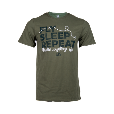 Tshirt Fly Sleep Repeat EAA