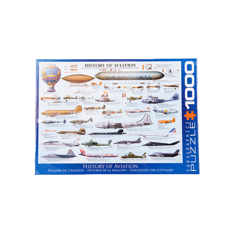 History of Aviation 1000-Piece Puzzle by Eurographics