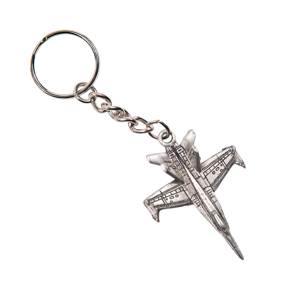F-18 Hornet Pewter Keychain – Shop EAA Merchandise