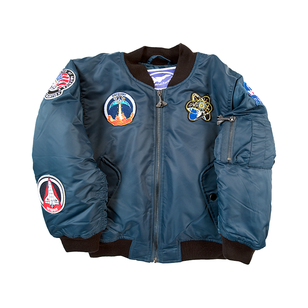 Up & Away Space Shuttle Youth Flight Jacket Shop EAA Merchandise