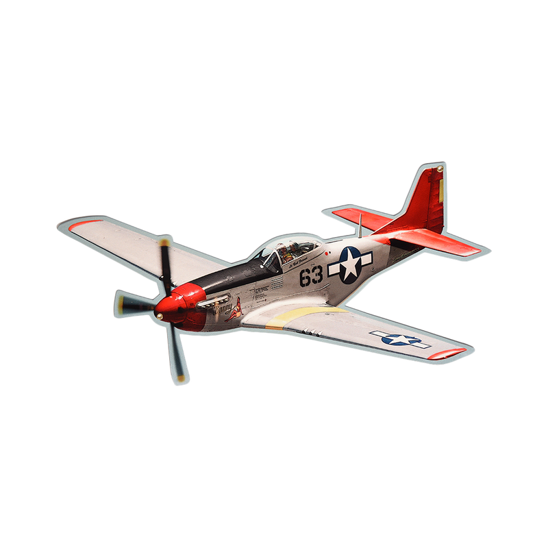 P-51 Mustang Metal Cut Out