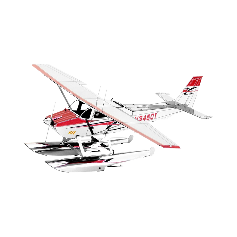 Metal Earth Cessna 182 Floatplane Model