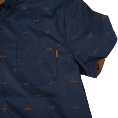 EAA Men's Aircraft Button-Down Shirt